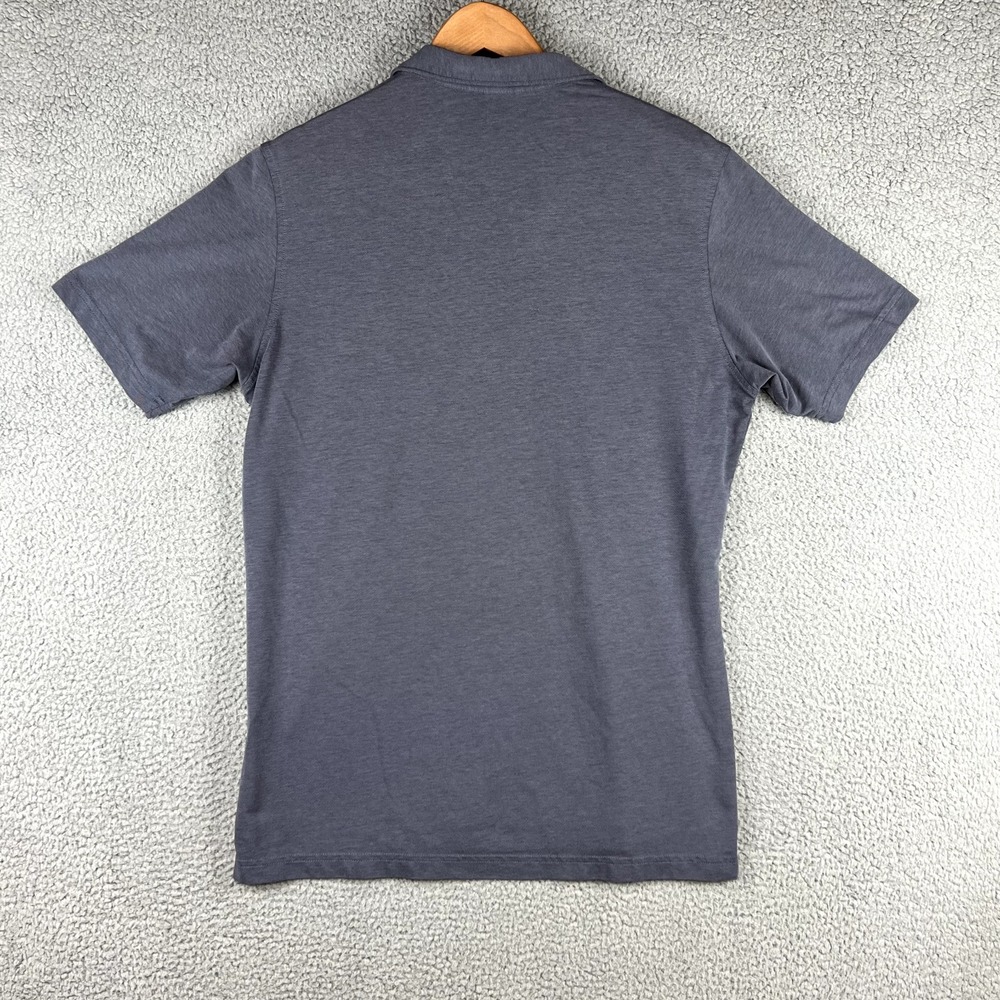 Peter Millar Polo Shirt Mens Large Grey Blue Jersey Performance Crown Crafted - Picture 5 of 11